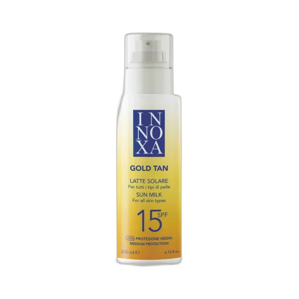 Gold Tan latte solare spf 15 - INNOXA
