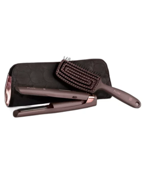 Plum and Go Kit da viaggio piastra per capelli e spazzola - LABOR PRO