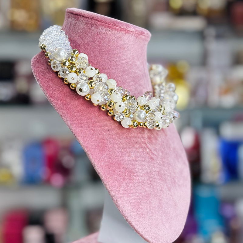 COLLIER BIANCO MULTI 2