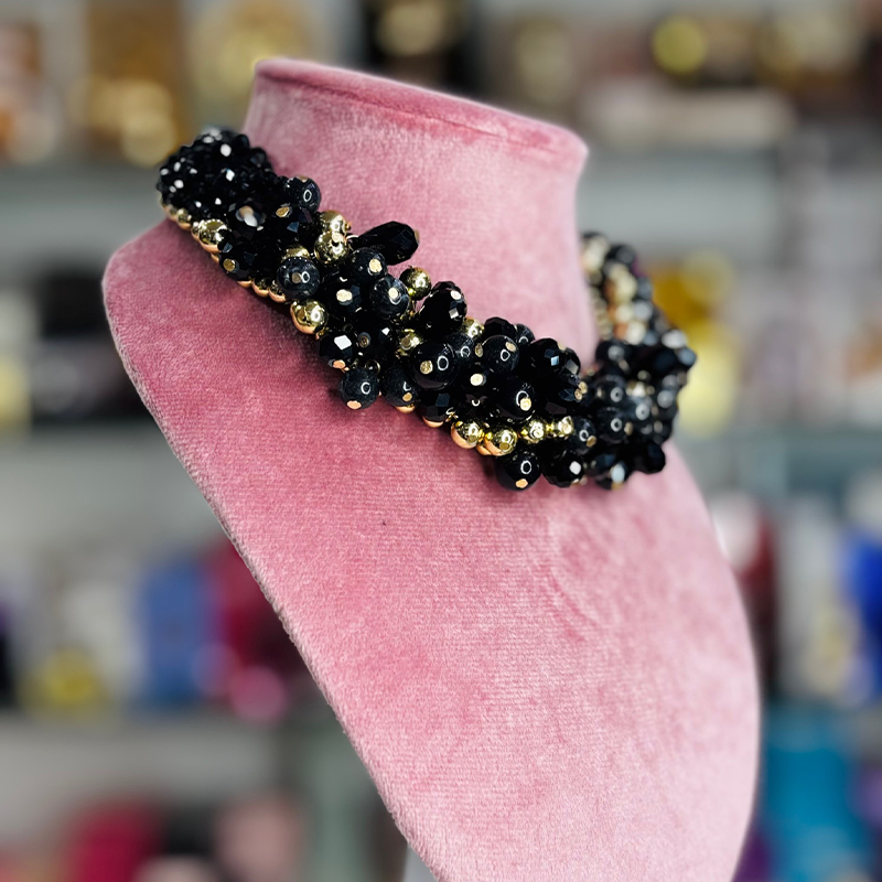 COLLIER NERA MULTI 2