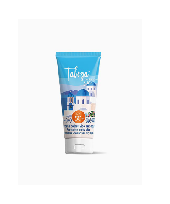 TABOGA MEDITERRANEAN SUN CREMA SOLARE VISO ANTIAGE 50+