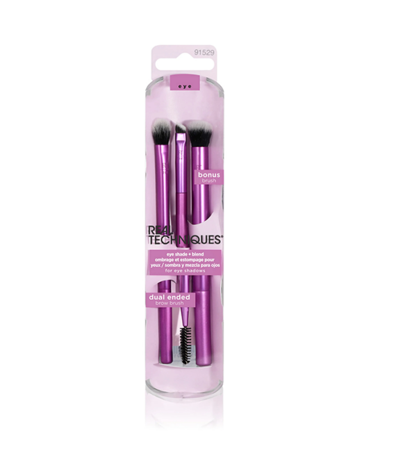 Real Techniques Eye Shade + Blend Set (Kit 2 Pennelli per Ombretto e Sfumatura)